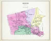 Keene, New Hampshire State Atlas 1892